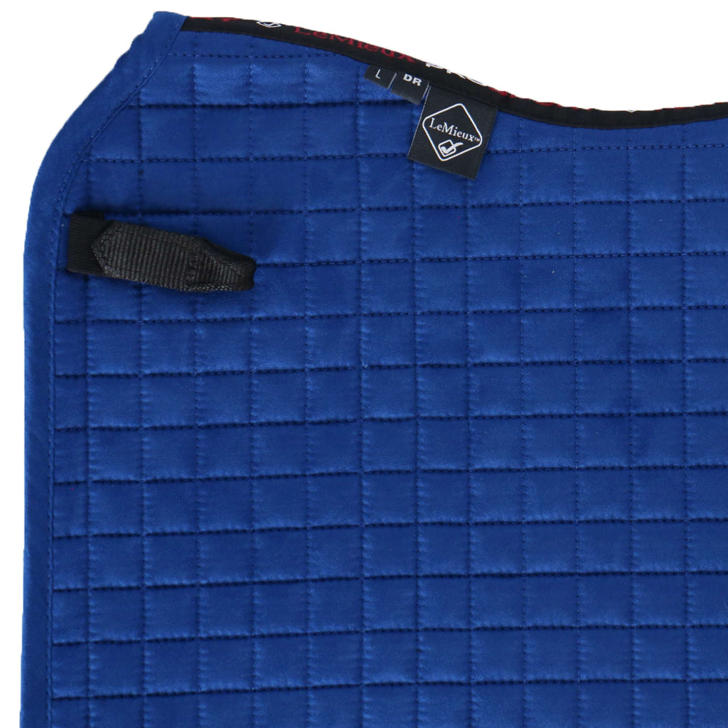 LeMieux Saddlepad Luxury Square Dressage Benetton Blue