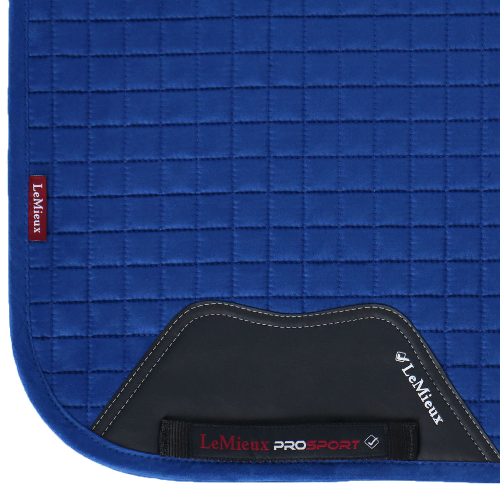 LeMieux Saddlepad Luxury Square Dressage Benetton Blue
