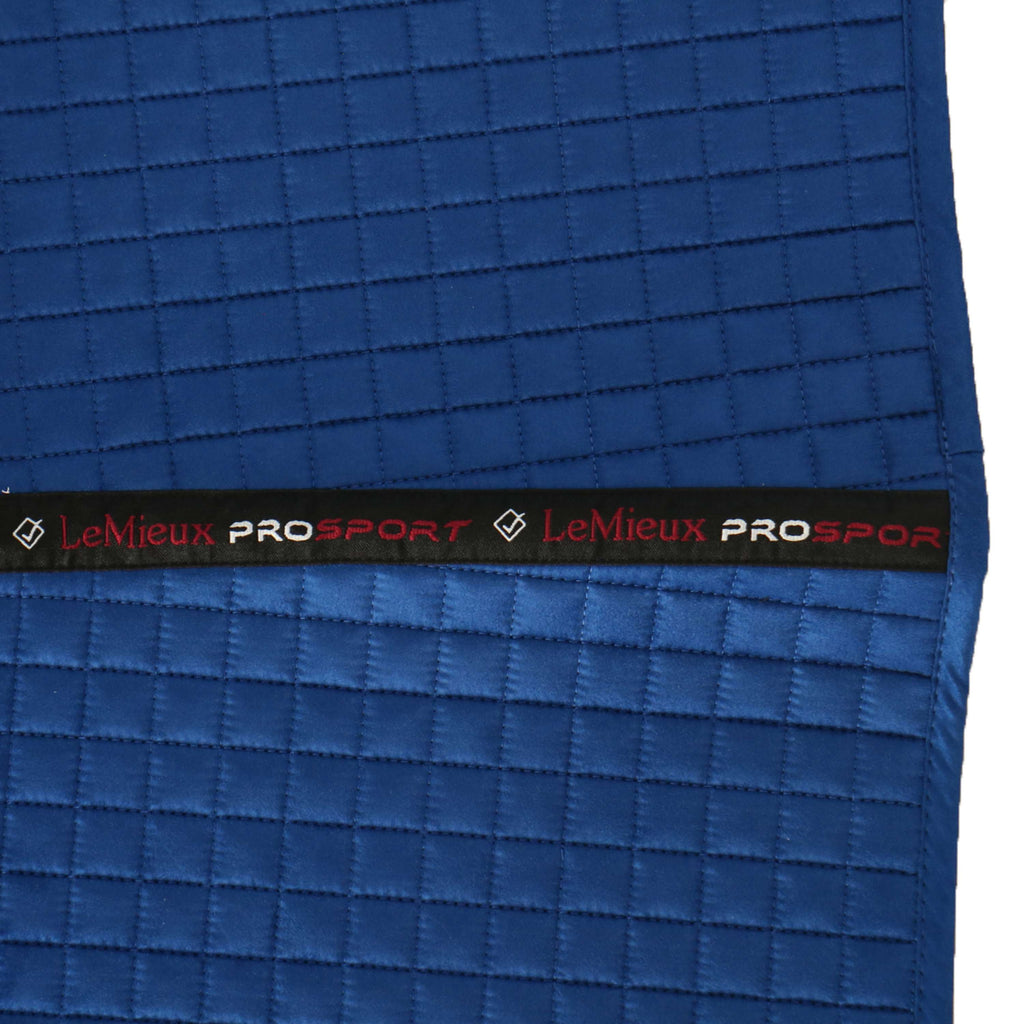 LeMieux Saddlepad Luxury Square Dressage Benetton Blue