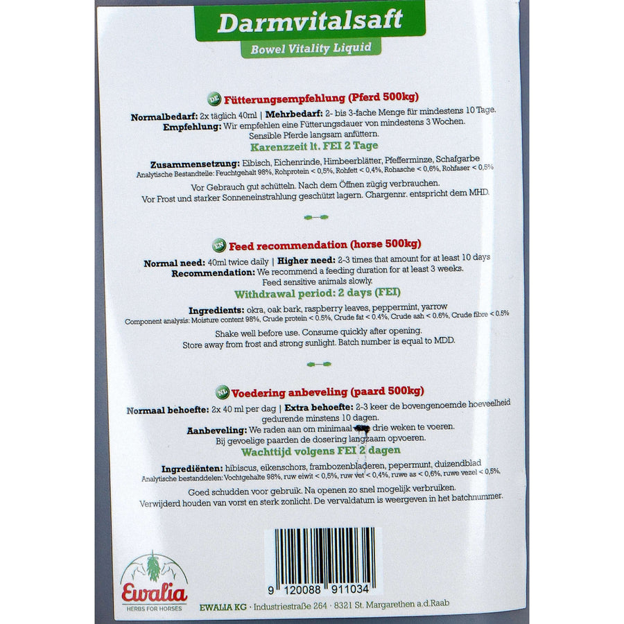Ewalia Bowel Vitality Liquid Horse