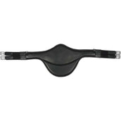 LJ-Leathers Girth Leather Belly Flap Black