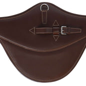 LJ-Leathers Girth Leather Belly Flap Light brown