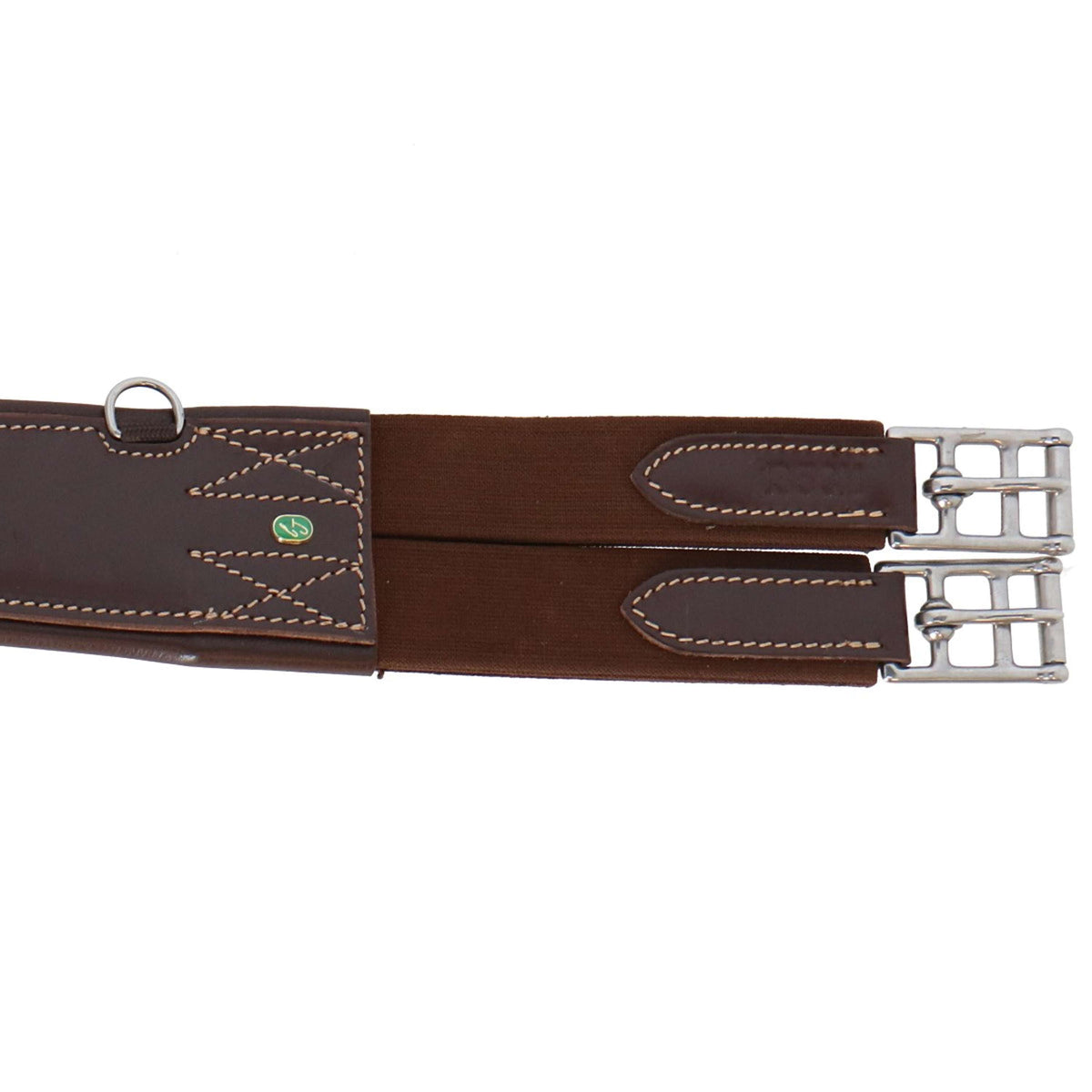 LJ-Leathers Girth Leather Belly Flap Light brown