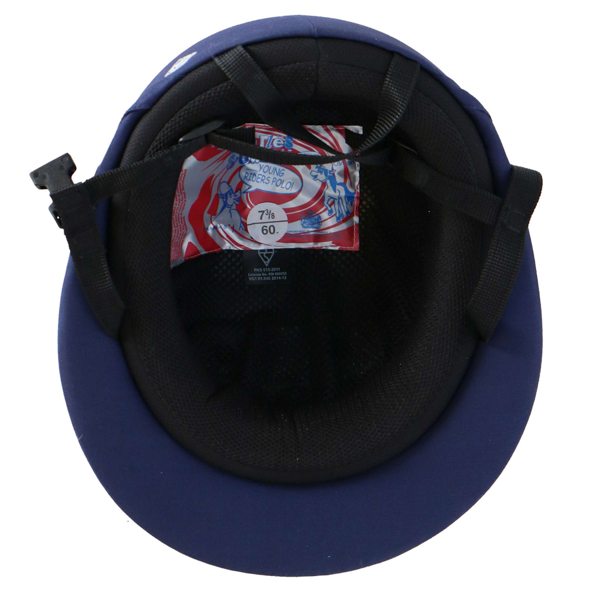 Charles Owen Cap Young Rider Polo Navy