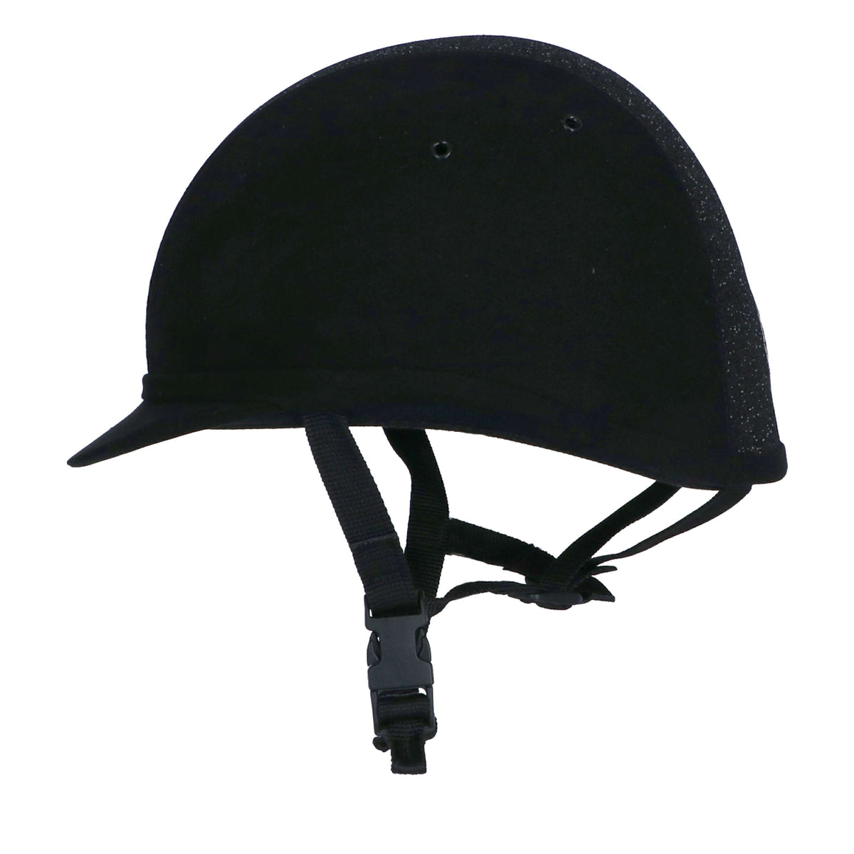 Charles Owen Cap YR8 Sparkly Centre Black