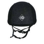 Charles Owen Cap YR8 Sparkly Centre Black