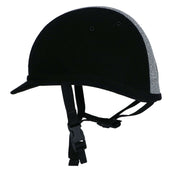 Charles Owen Cap YR8 Sparkly Centre Black/Silver