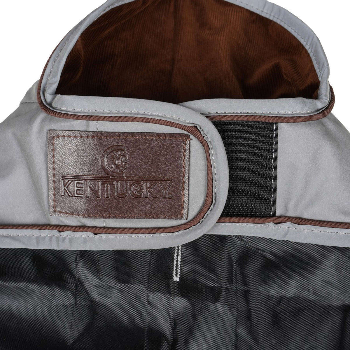 Kentucky Dog Coat Reflective & Water Repellent Silver