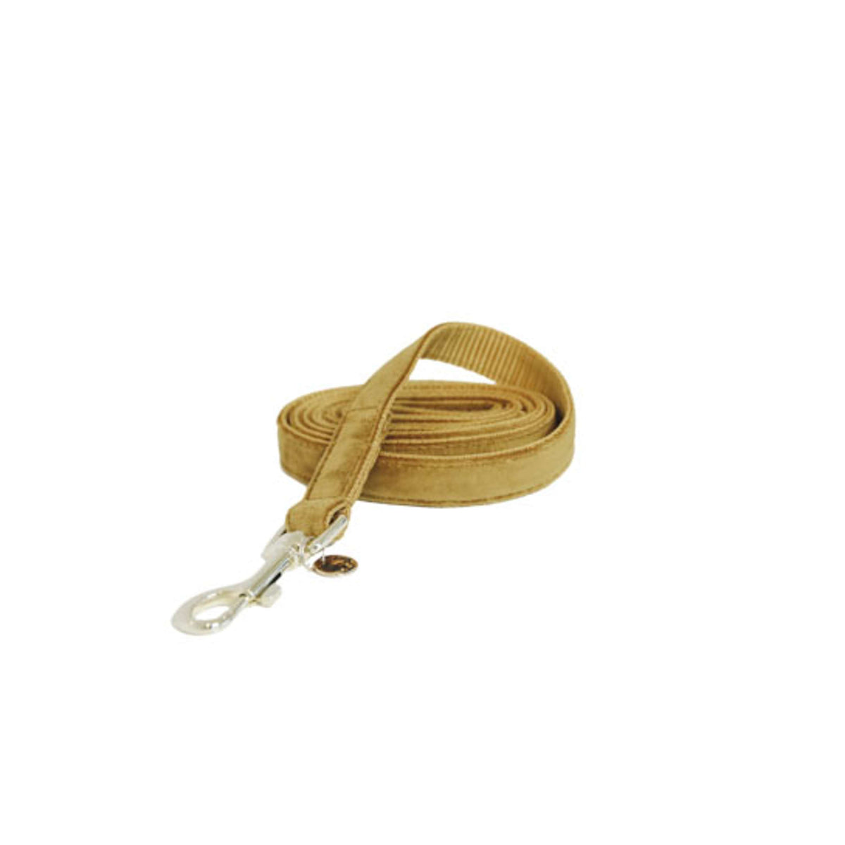 Kentucky Dog Leash Velvet Mustard