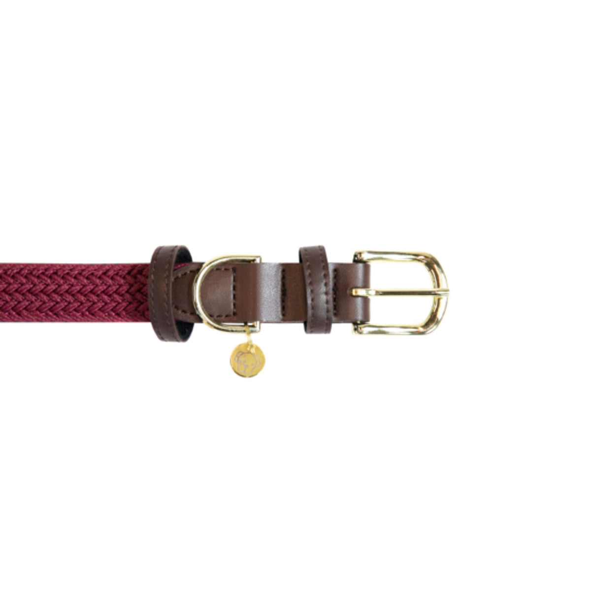 Kentucky Collar Plaited Nylon Bordeaux