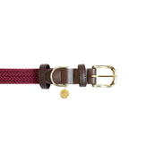 Kentucky Collar Plaited Nylon Bordeaux