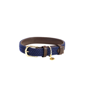 Kentucky Collar Plaited Nylon Navy