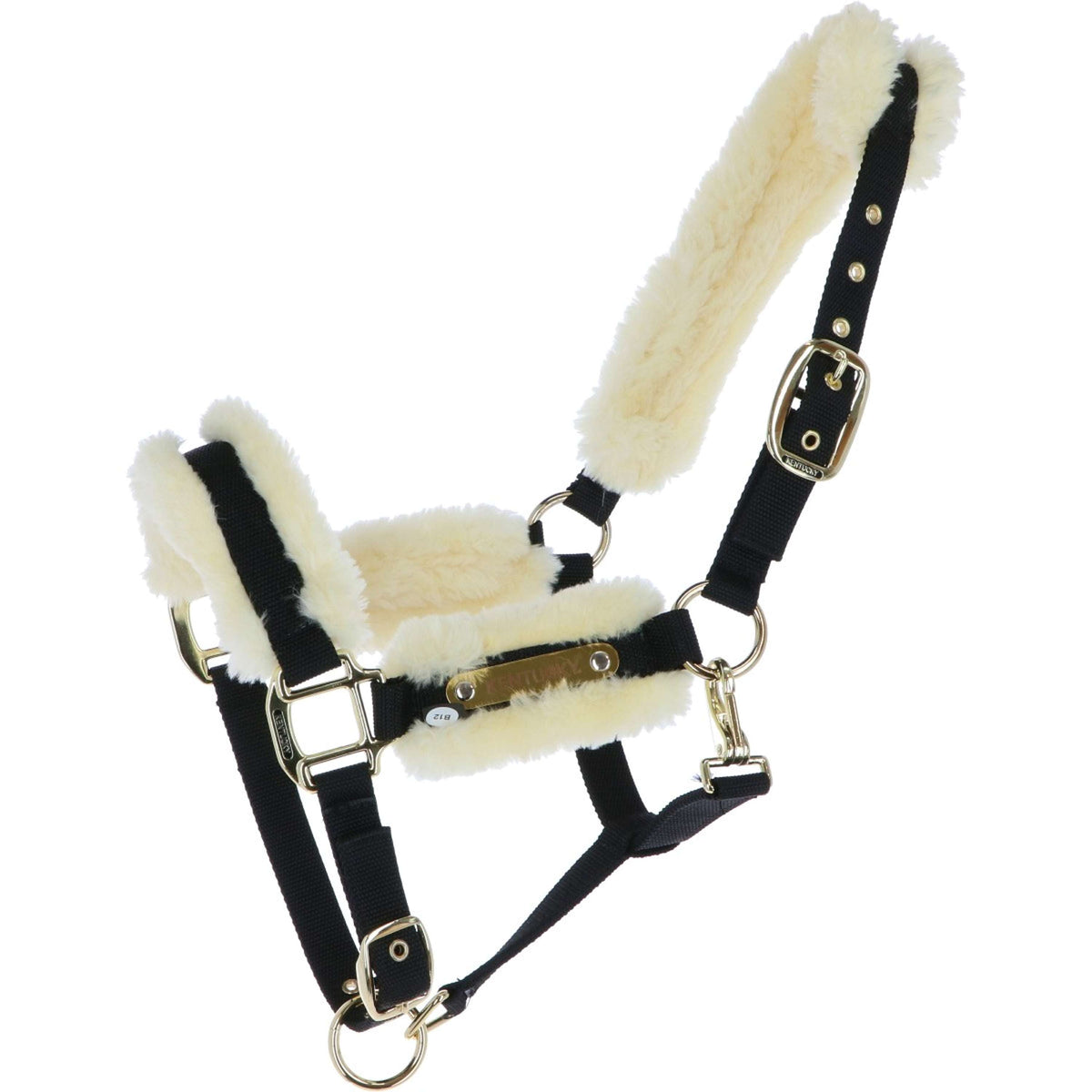 Kentucky Halter Nylon Sheepskin Natural