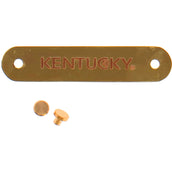 Kentucky Name Plate for the Headcollar Gold