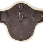 Kentucky Jumping Girdle Sheepskin Short Stud Brown