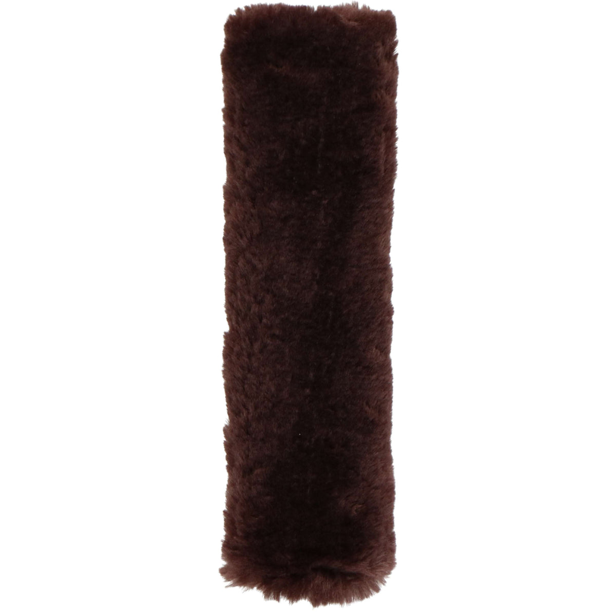 Kentucky Nose Band Cover Sheepskin Brown