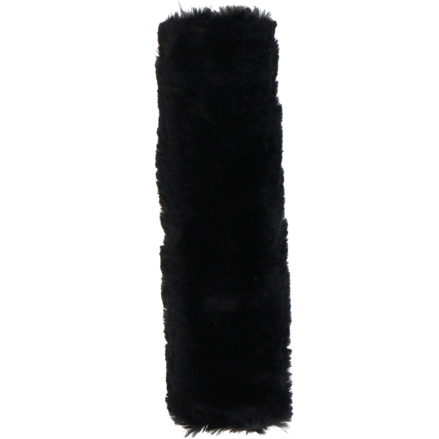 Kentucky Nose Band Cover Sheepskin Black