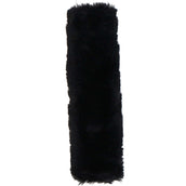 Kentucky Nose Band Cover Sheepskin Black