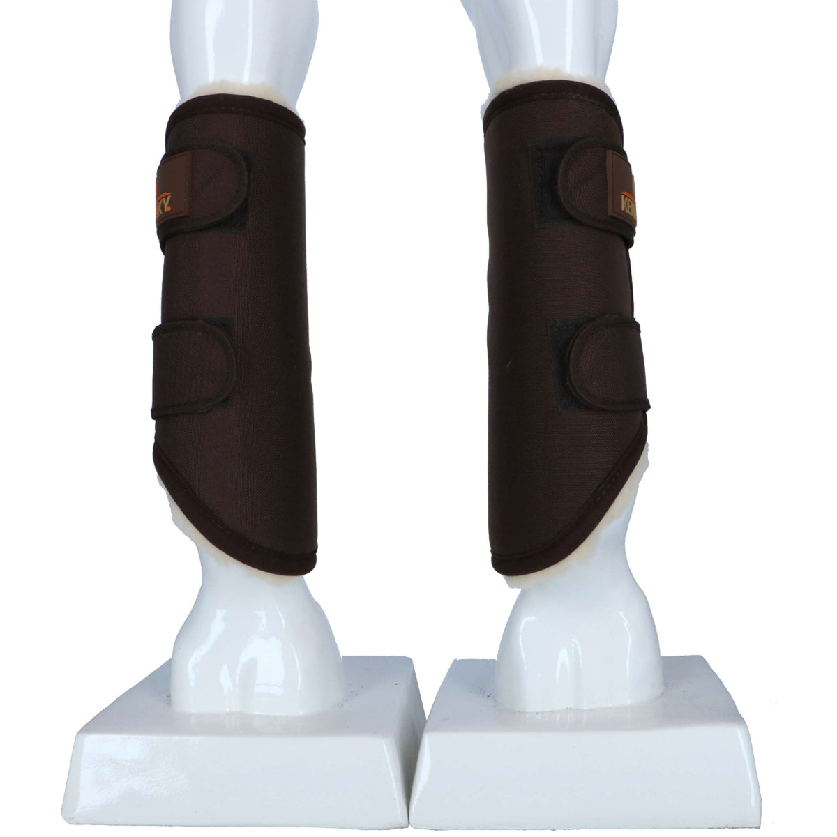 Kentucky Horsewear Turnout Boots Solimbra Front Legs Brown