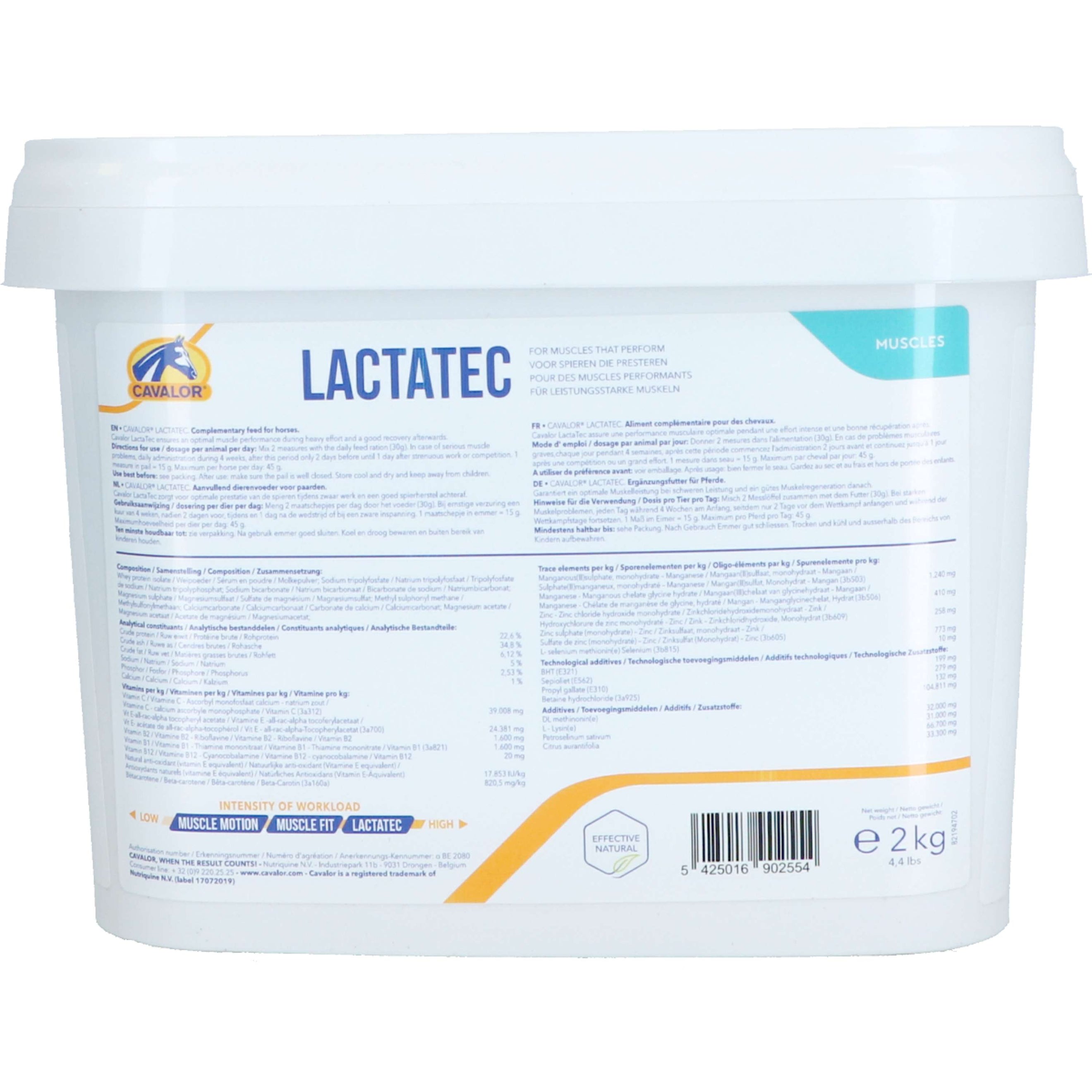 Cavalor Lactatec 2kg