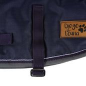 Diego & Louna Dog Rug 600D Navy/Grey/White