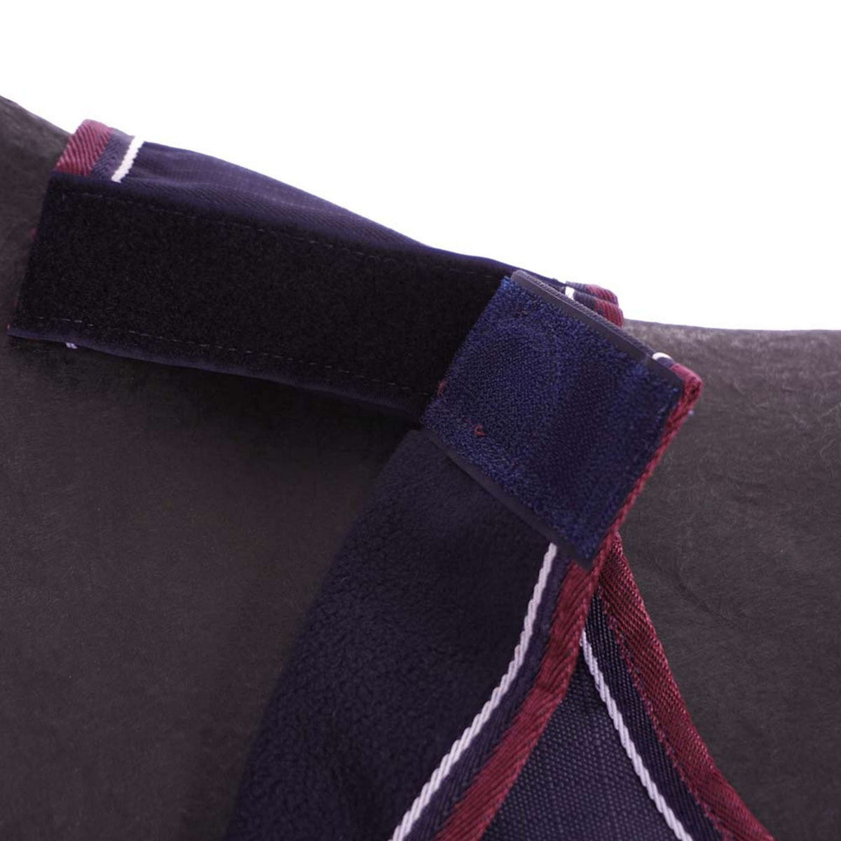 EQUITHÈME Exercise Rug Tyrex 1200D Polar Fleece Navy/Burgundy