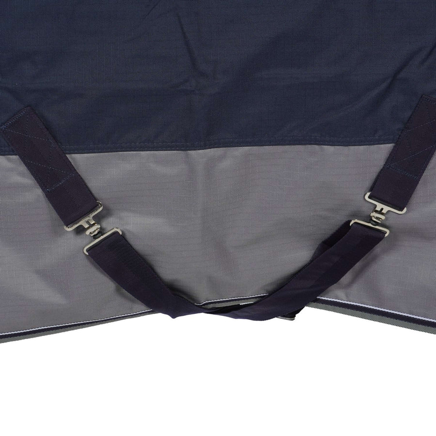 EQUITHÈME Turnout Rug Tyrex 600D 0g Navy/Grey Dots