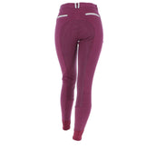 EQUITHÈME Breeches Glam Silicone Seat Burgundy