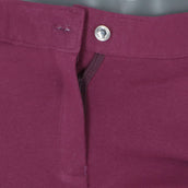 EQUITHÈME Breeches Glam Silicone Seat Burgundy