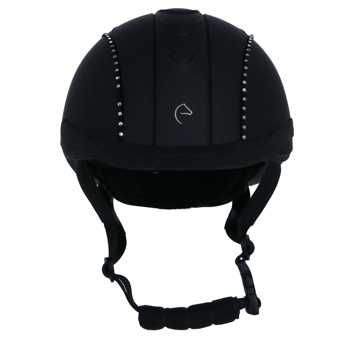 EQUITHÈME Cap Compet Cristal Black/Silver