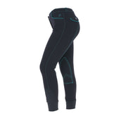 EQUITHÈME Breeches Verona Black / Turquoise