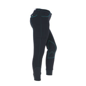 EQUITHÈME Breeches Verona Black / Turquoise