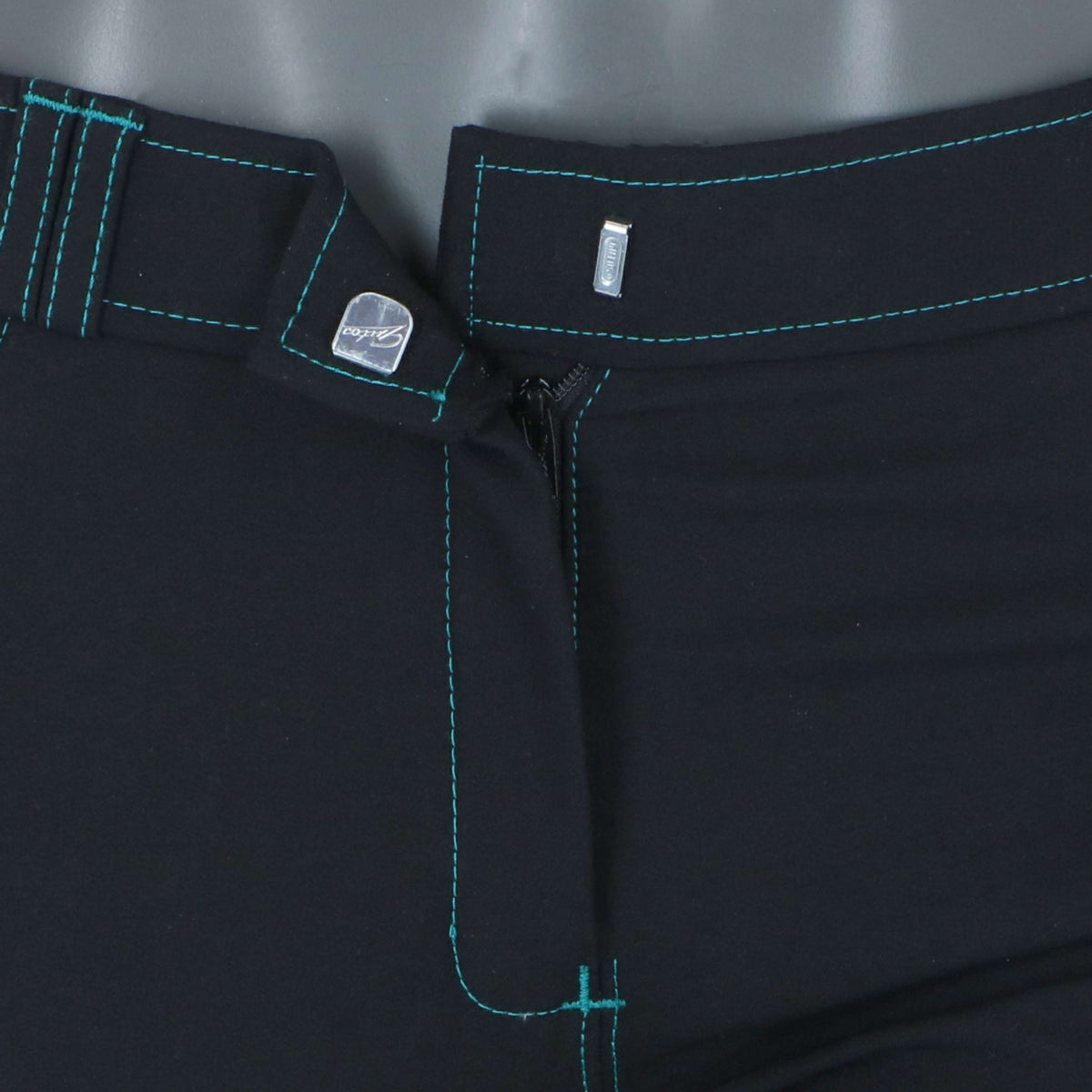 EQUITHÈME Breeches Verona Black / Turquoise