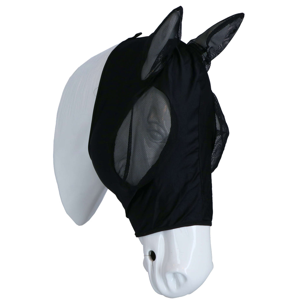 Harry's Horse Fly Mask SkinFit with Ears Black