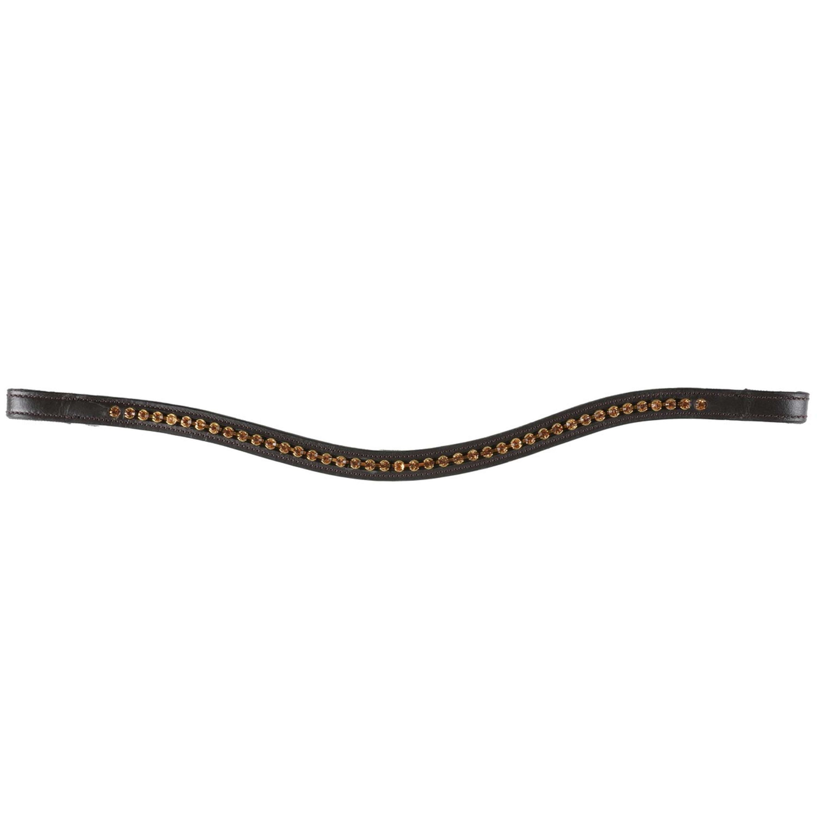 Aviemore Browband Diamante Large Havana/Gold