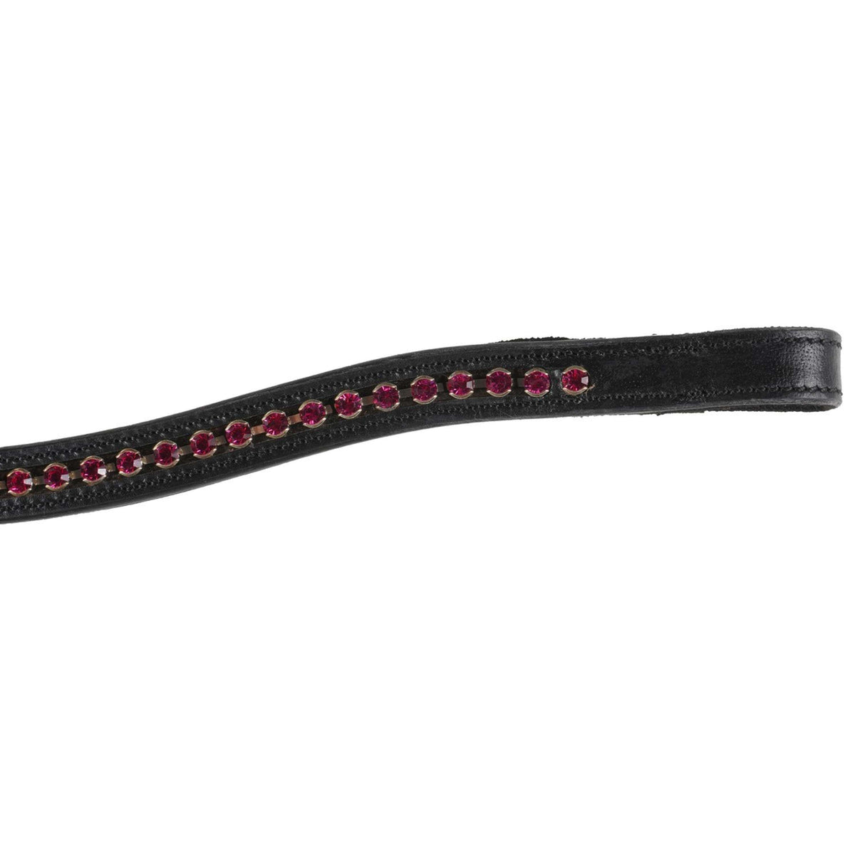 Aviemore by Shires Browband Diamante Large Black/Pink