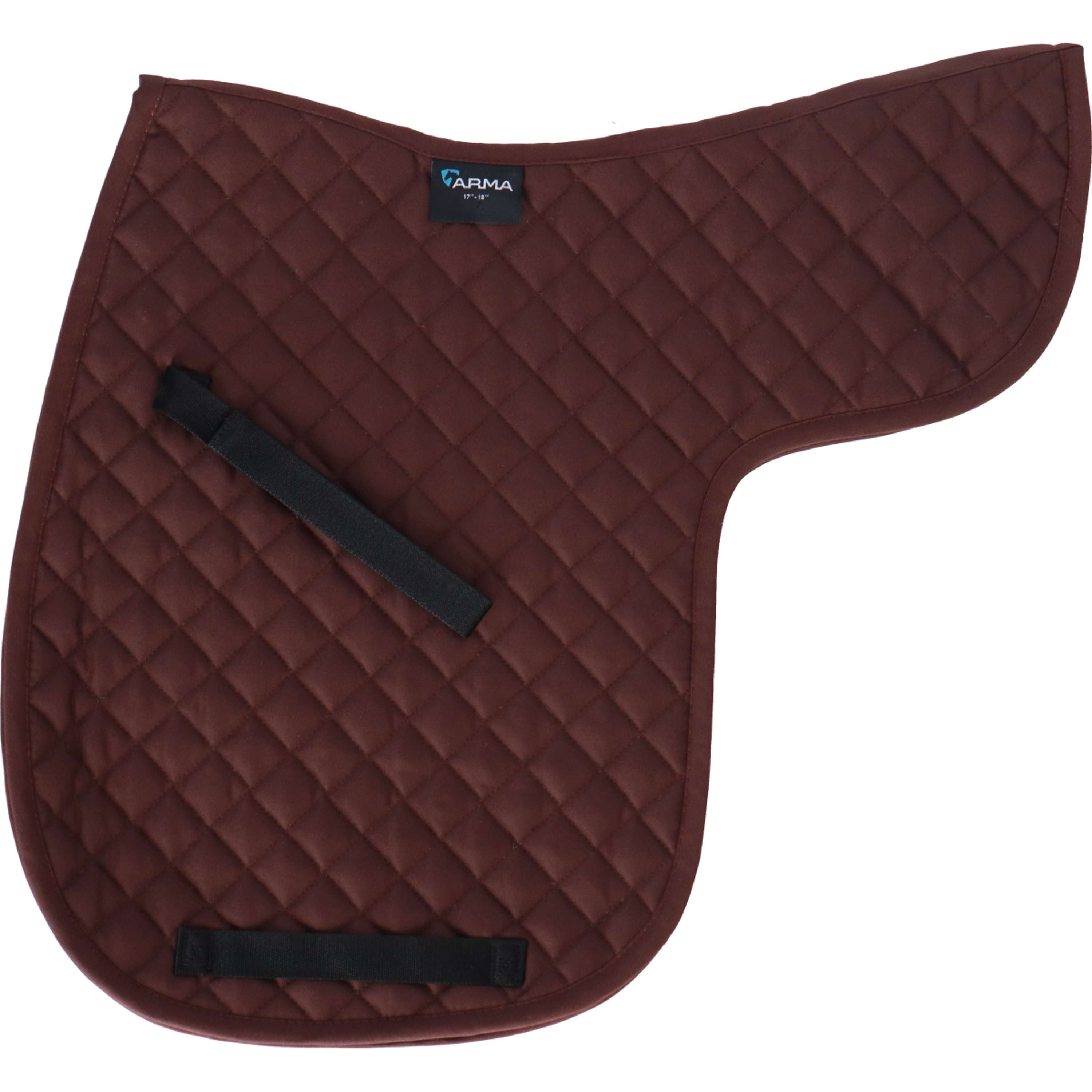 Performance by Shires Saddlepad Lite Saddle Shaped Brown