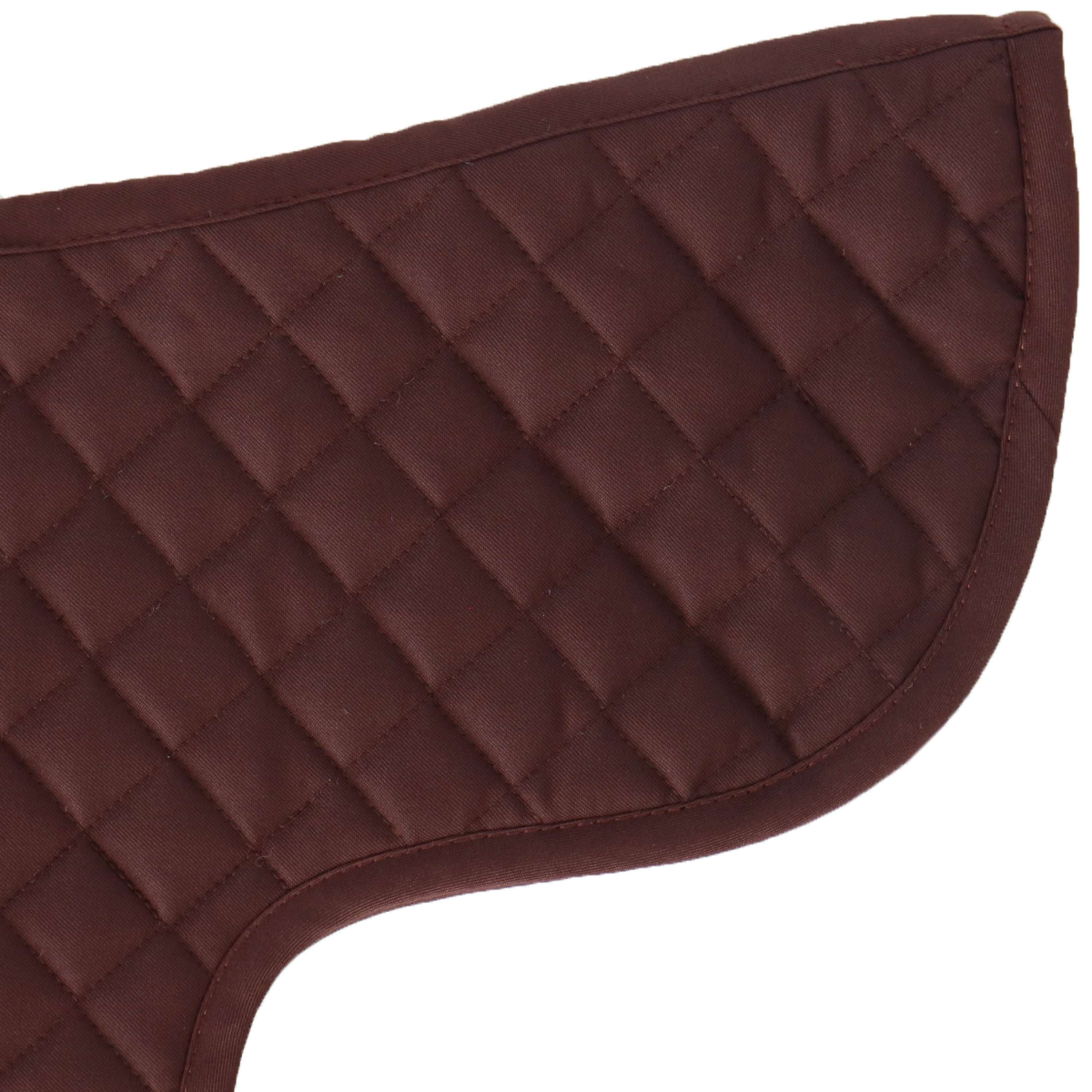 Performance by Shires Saddlepad Lite Saddle Shaped Brown