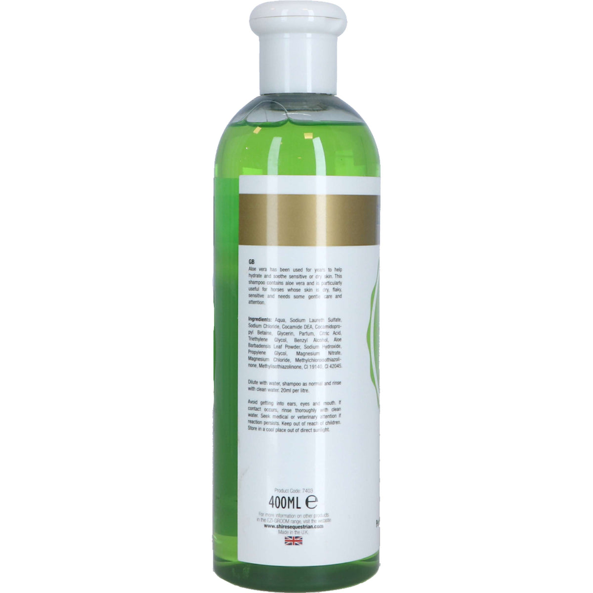 Ezi-groom Shampoo Aloe Vera Green