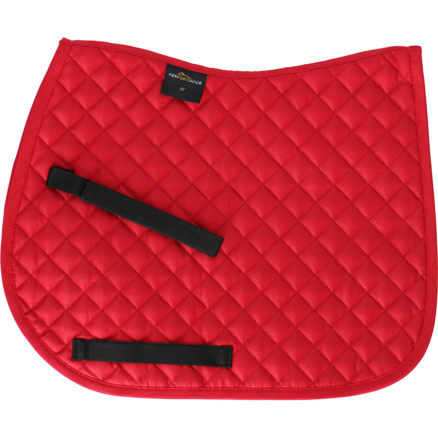 Performance by Shires Saddlepad Lite Red