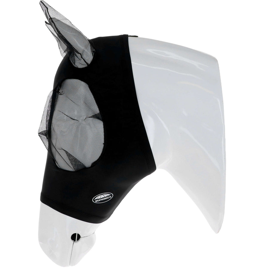 WeatherBeeta Fly Mask Stretch Bug Eye Saver with Ears Black/Black
