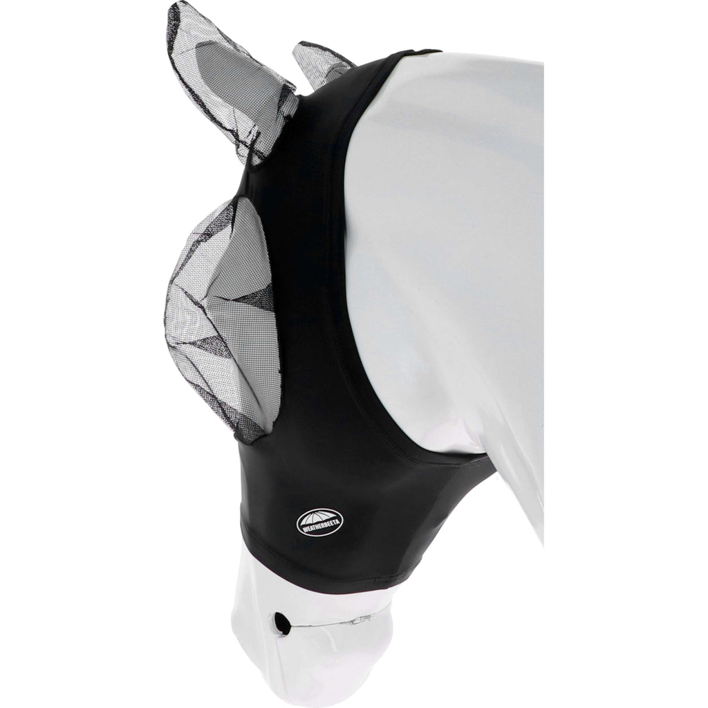 WeatherBeeta Fly Mask Stretch Bug Eye Saver with Ears Black/Black