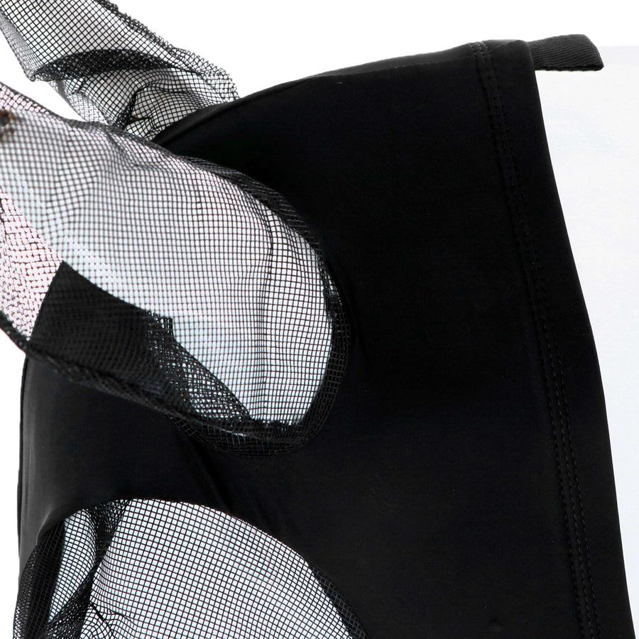 WeatherBeeta Fly Mask Stretch Bug Eye Saver with Ears Black/Black