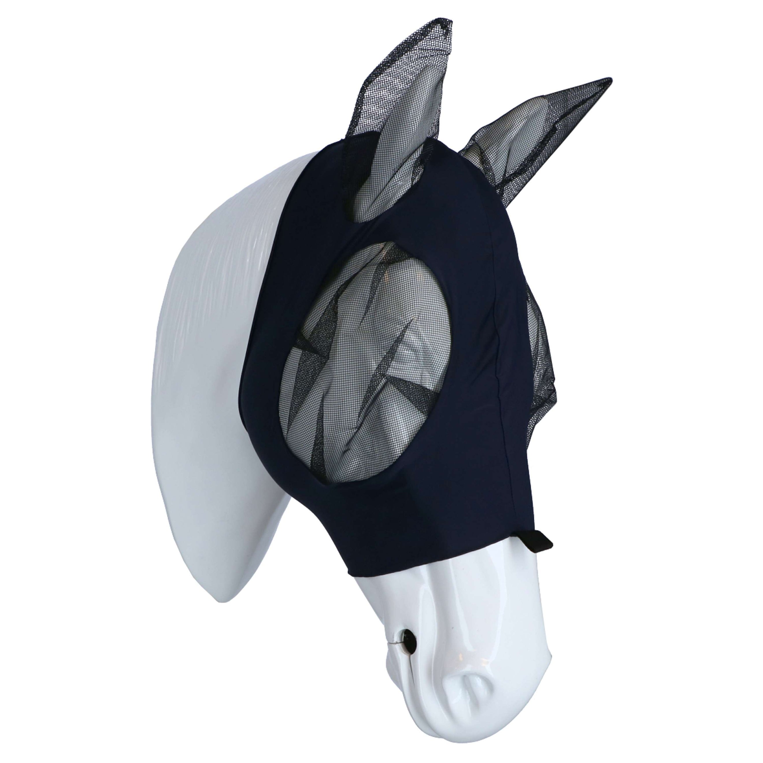 Weatherbeeta Fly Mask Stretch Bug Eye Saver with Ears Navy/Black