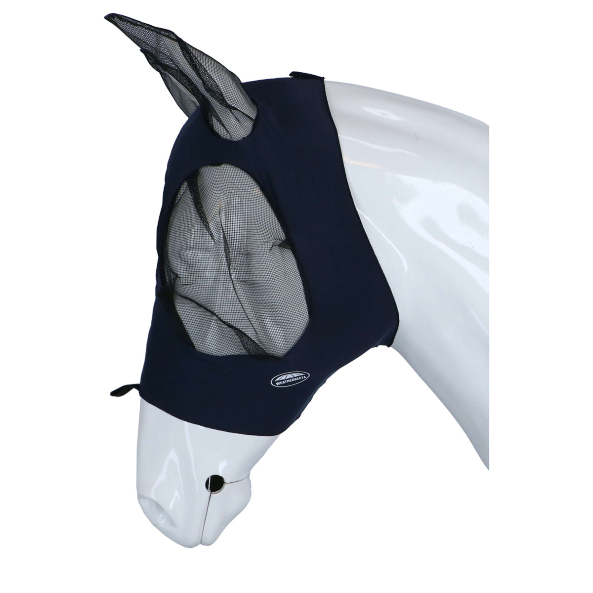 Weatherbeeta Fly Mask Stretch Bug Eye Saver with Ears Navy/Black