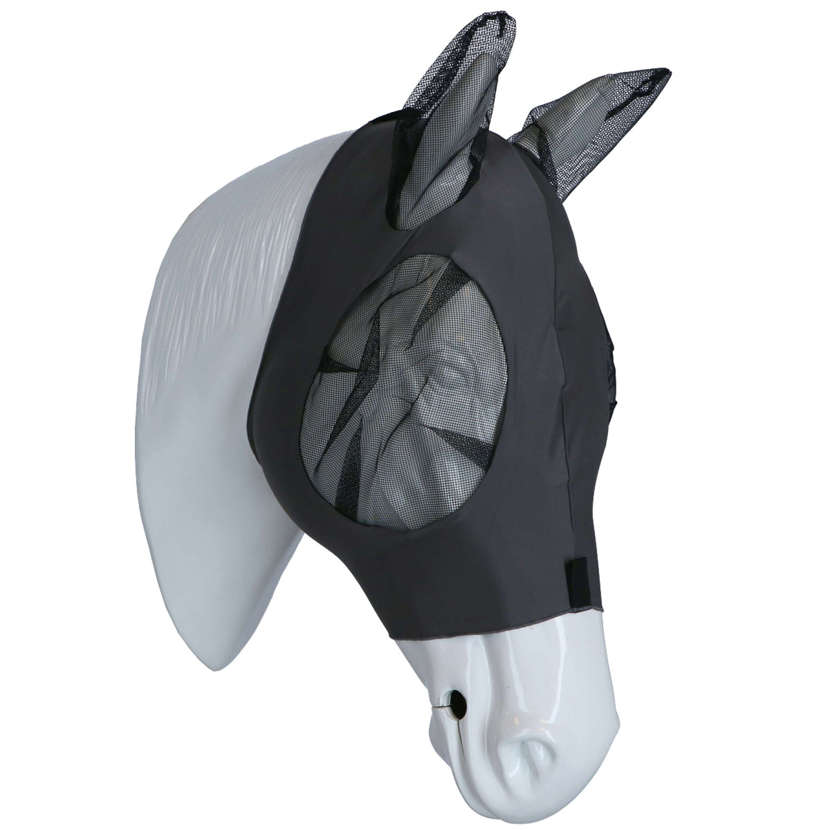 Weatherbeeta Fly Mask Stretch Bug Eye Saver with Ears Grey/Black