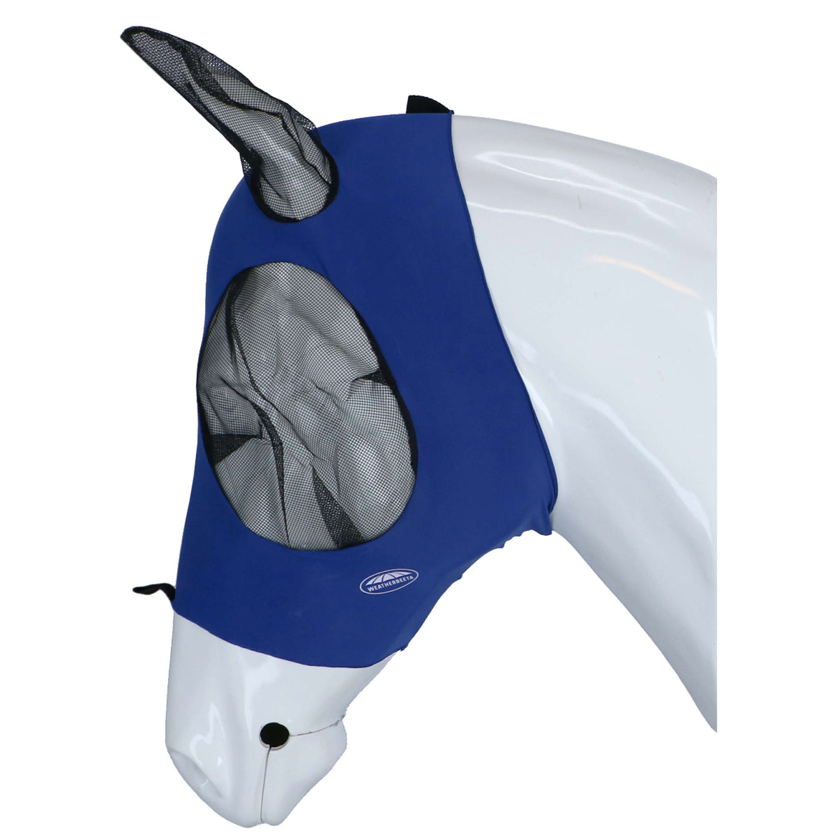 Weatherbeeta Fly Mask Stretch Bug Eye Saver with Ears Royal Blue/Black