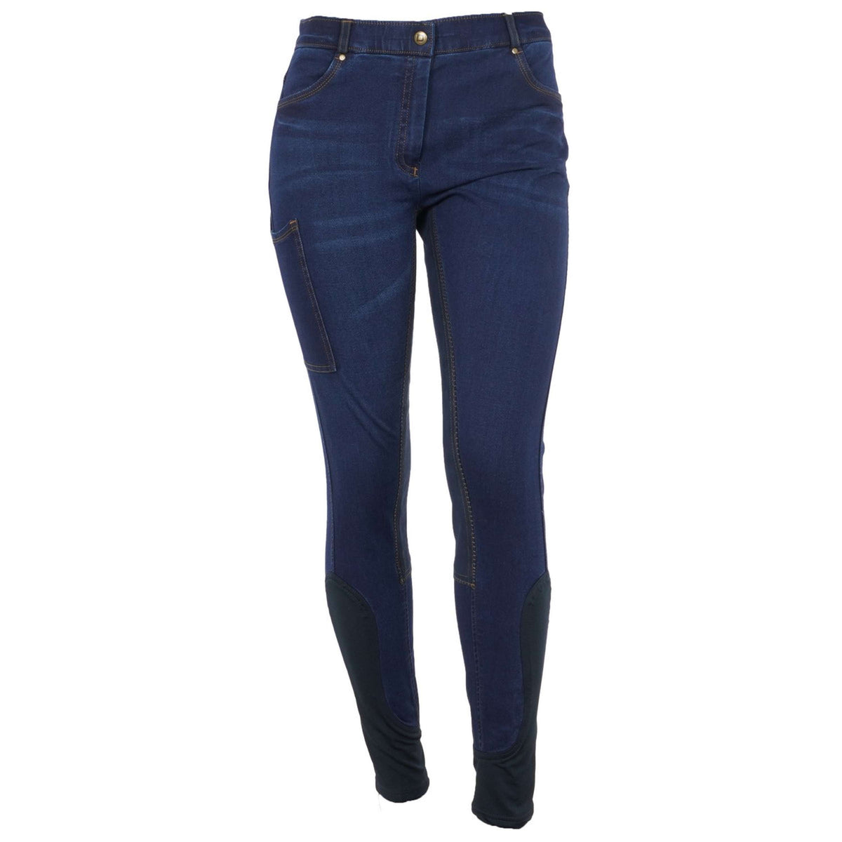 Dublin Breeches Shona Full Suede Sheet Blue Denim/Navy