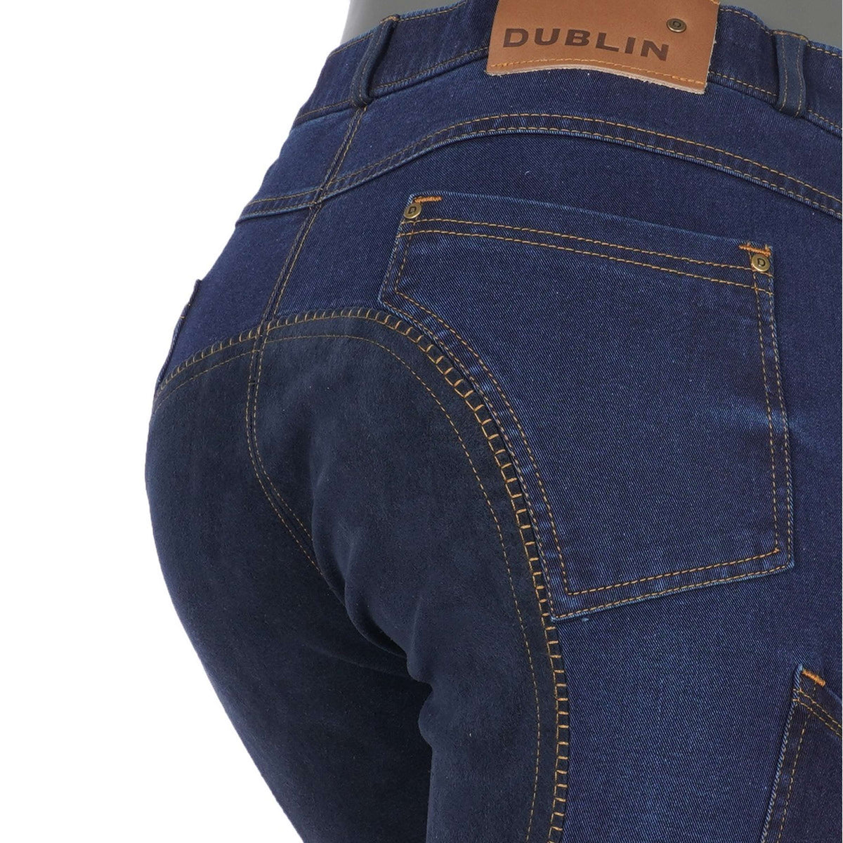 Dublin Breeches Shona Full Suede Sheet Blue Denim/Navy