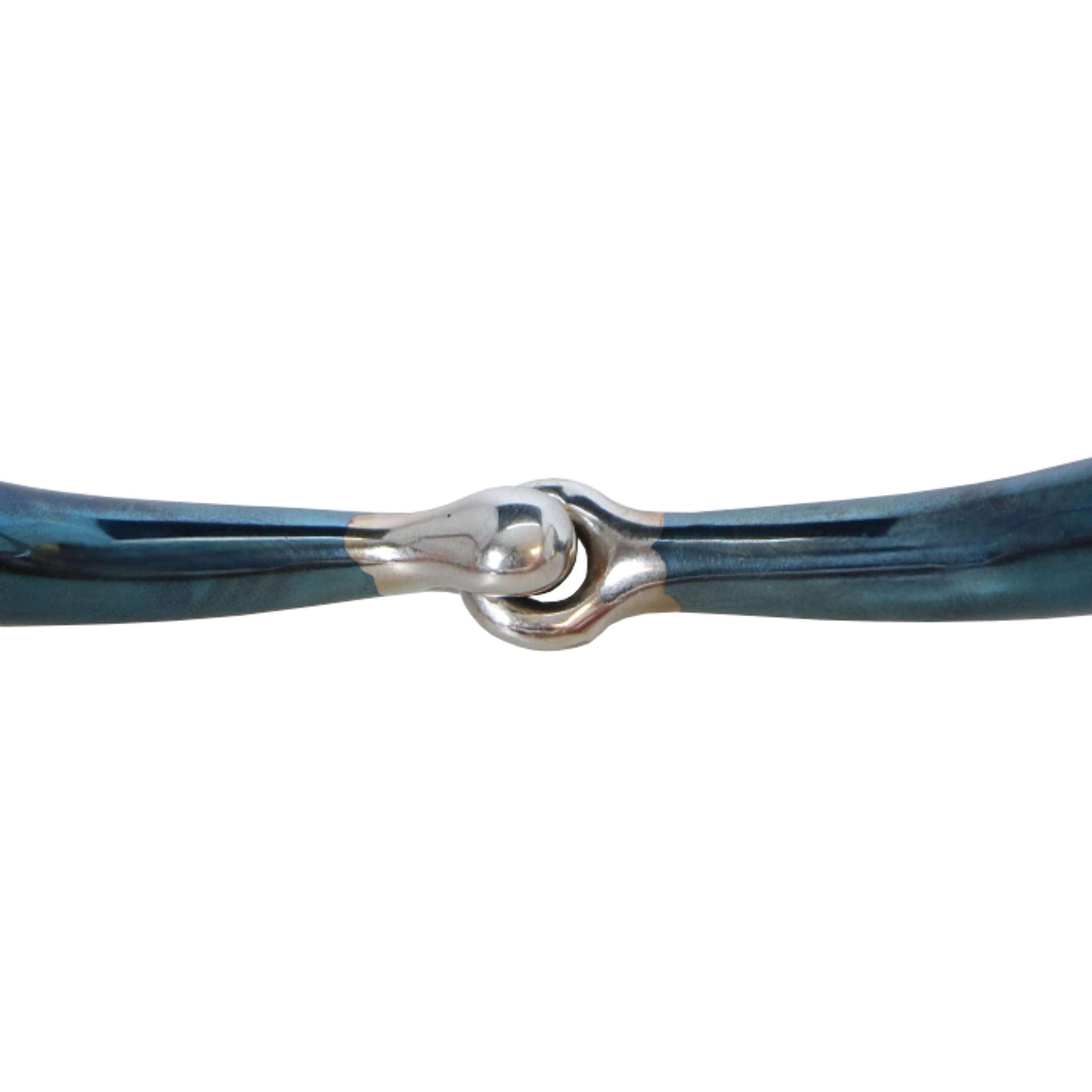 BR Eggbut Snaffle Sweet Iron Single Joined Magic System 14mm